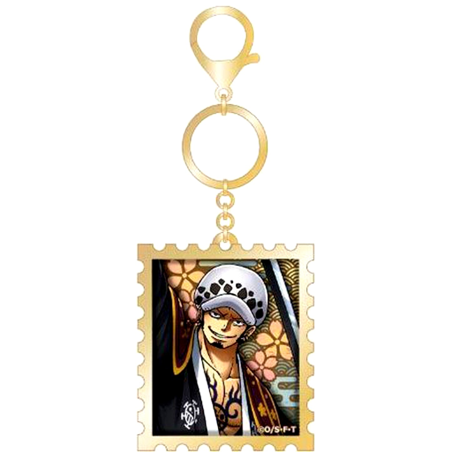 Trafalgar Law One Piece KirieArt Metal Keychain [USED]