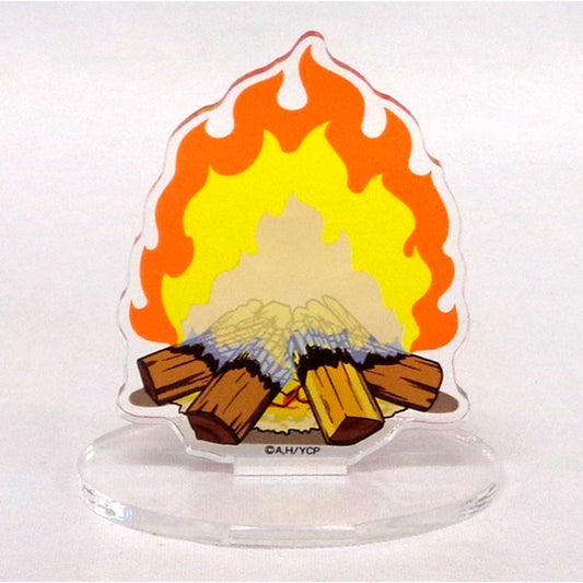 Bonfire Acrylic Stand Laid-Back Camp Secret Society Blanket Music Festival Acrylic Keychain Purchase Bonus [USED]