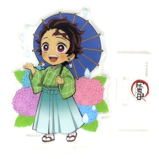 Tanjiro Kamado Random Illustration Acrylic Stand Group A Demon Slayer ufotable cafe Rainy Season Event [USED]