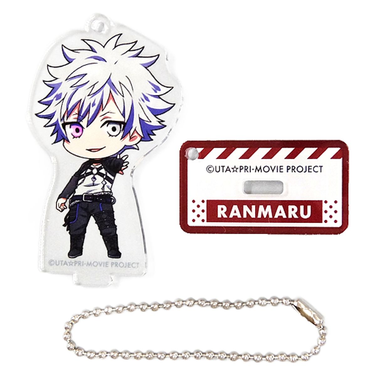 Uta no Prince Sama: Maji Love Kingdom Ranmaru Kurosaki Acrylic Keychain Collection with Stand Special Unit Chibi Chara Ver.A Keychains [USED]