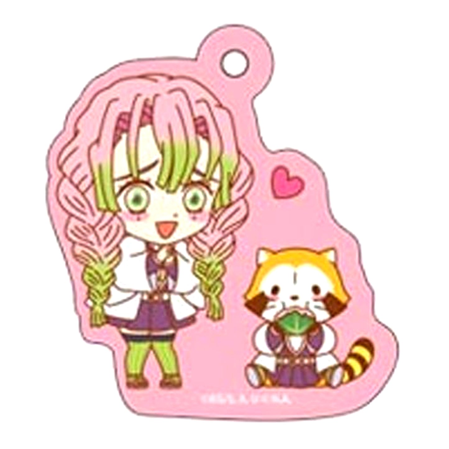 Mitsuri Kanroji Demon Slayer x Rascal Mini Acrylic Keychain Ver.2 [USED]