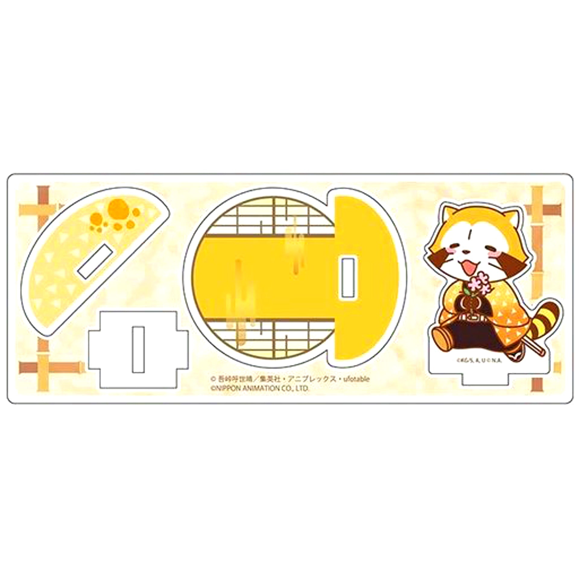 Zenitsu Agatsuma - Rascal Ver. Swing Acrylic Stand Demon Slayer x Araiguma Rascal [USED]