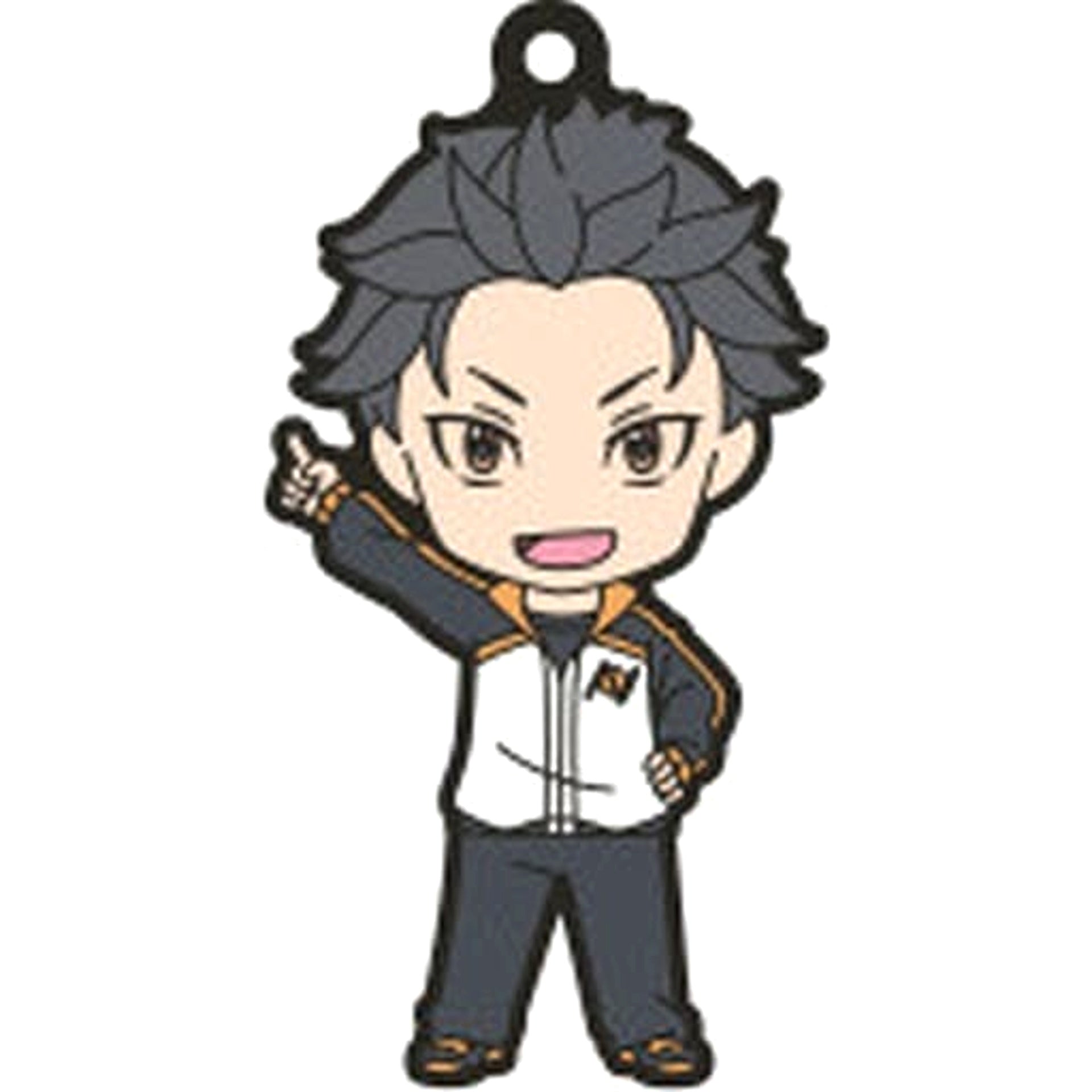 Re:ZERO -Starting Life in Another World- Subaru Natsuki Nendoroid Plus Capsule Rubber Keychain Keychains [USED]