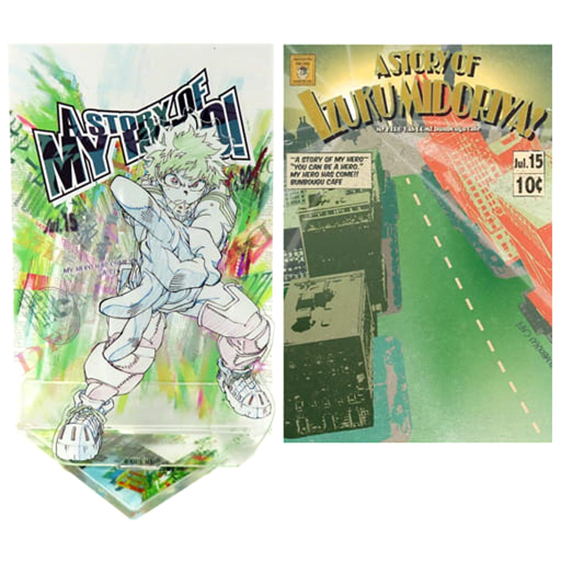 My Hero Academia Izuku Midoriya Acrylic Stand x Bunbougu Cafe 2020 Acrylic Stands [USED]