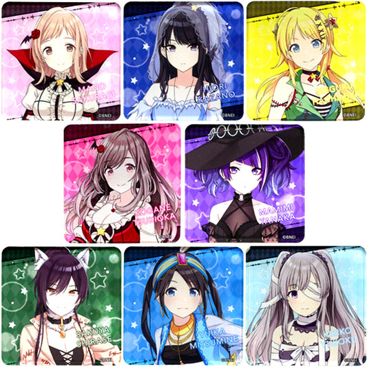 Set of 8 Acrylic Badge Collection A The Idolmaster Shiny Colors [USED]