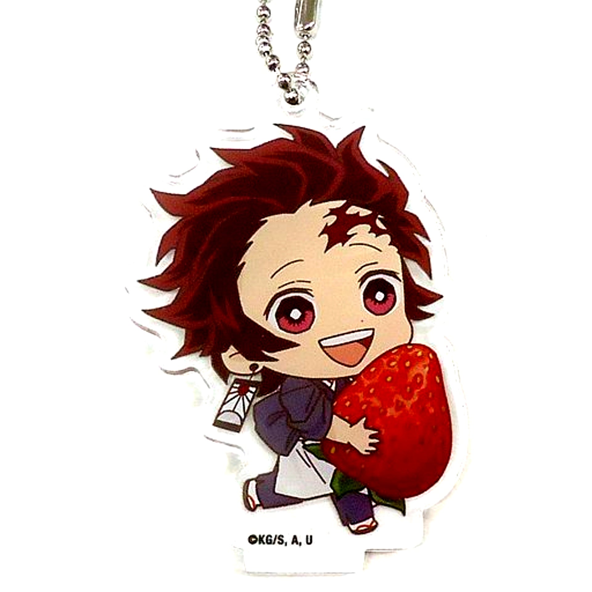 Tanjiro Kamado Demon Slayer Kimetsu no Yaiba CharaDri Mini Char Acrylic Keychain [USED]