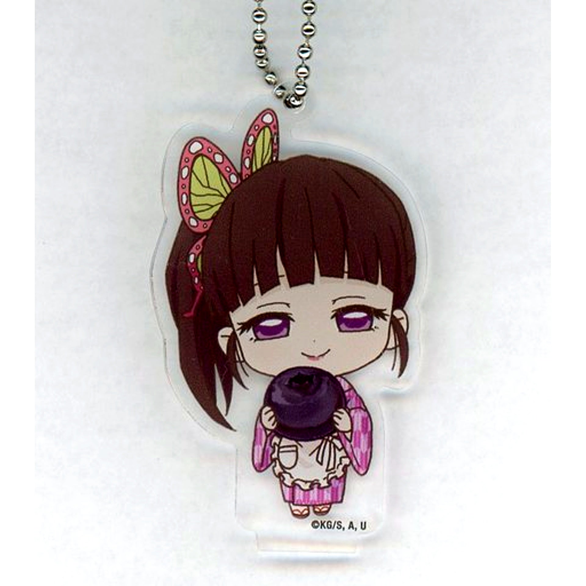Kanao Tsuyuri Demon Slayer CharaDri!! Mini Chara Acrylic Keychain [USED]