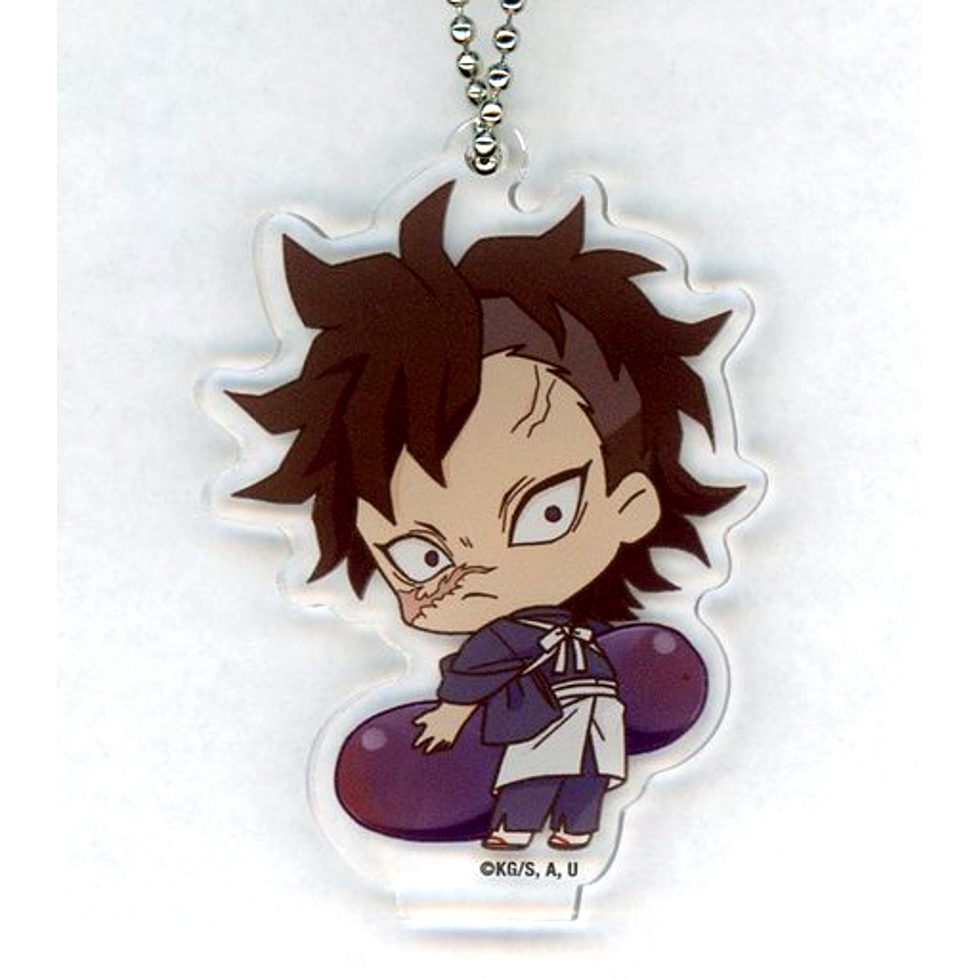 Genya Shinazugawa Demon Slayer CharaDri!! Mini Chara Acrylic Keychain [USED]