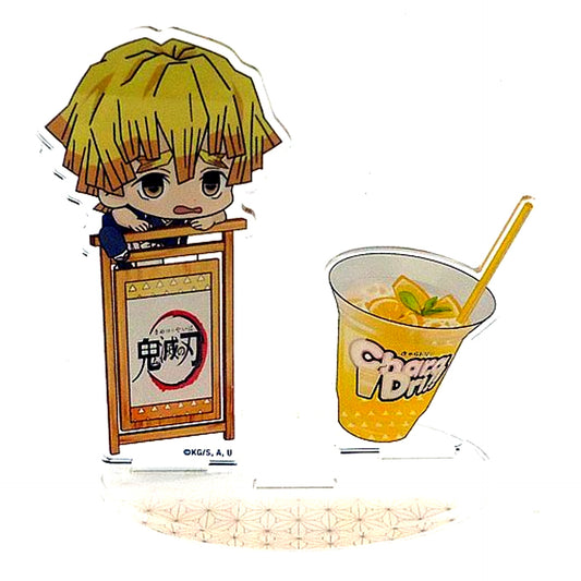 Zenitsu Agatsuma Demon Slayer: Kimetsu no Yaiba x CharaDri Mini Character Acrylic Stand [USED]