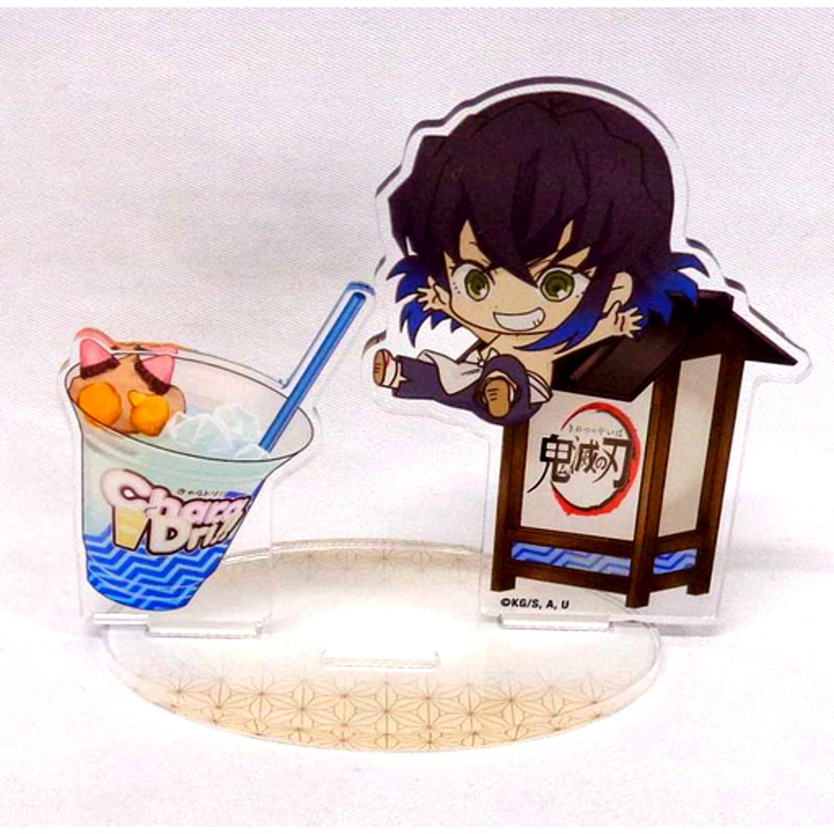 Inosuke Hashibira Demon Slayer: Kimetsu no Yaiba x Chara Dri!! Mini Character Acrylic Stand [USED]