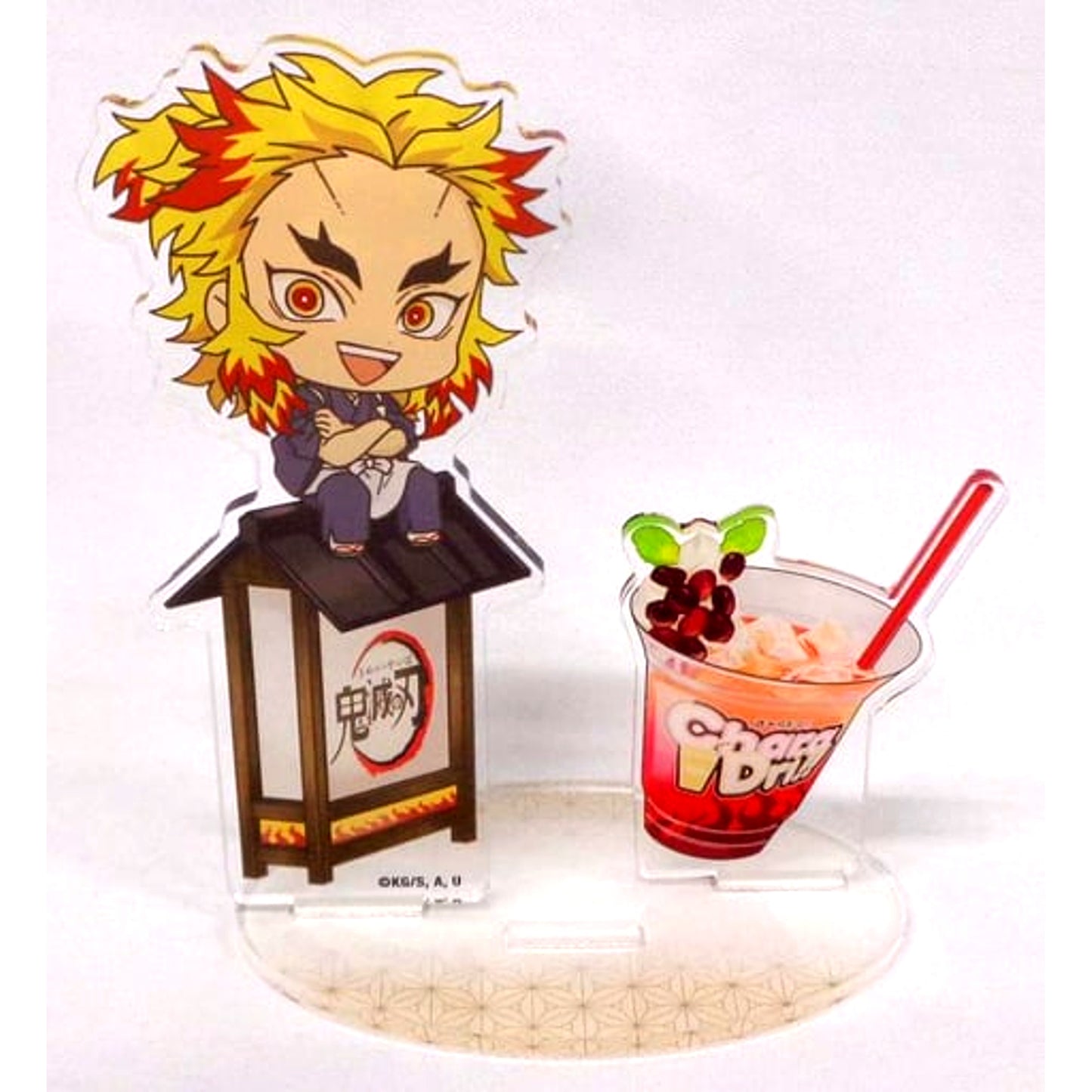 Kyojuro Rengoku Demon Slayer: Kimetsu no Yaiba x CharaDri Mini Character Acrylic Stand [USED]