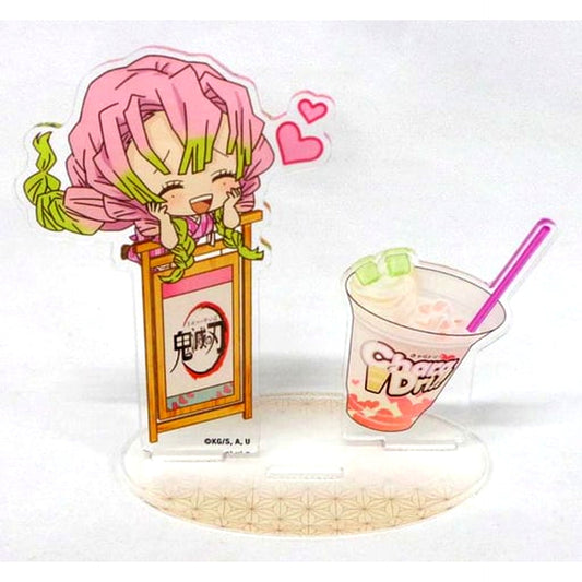 Mitsuri Kanroji Mini Character Acrylic Stand Demon Slayer: Kimetsu no Yaiba x CharaDri [USED]