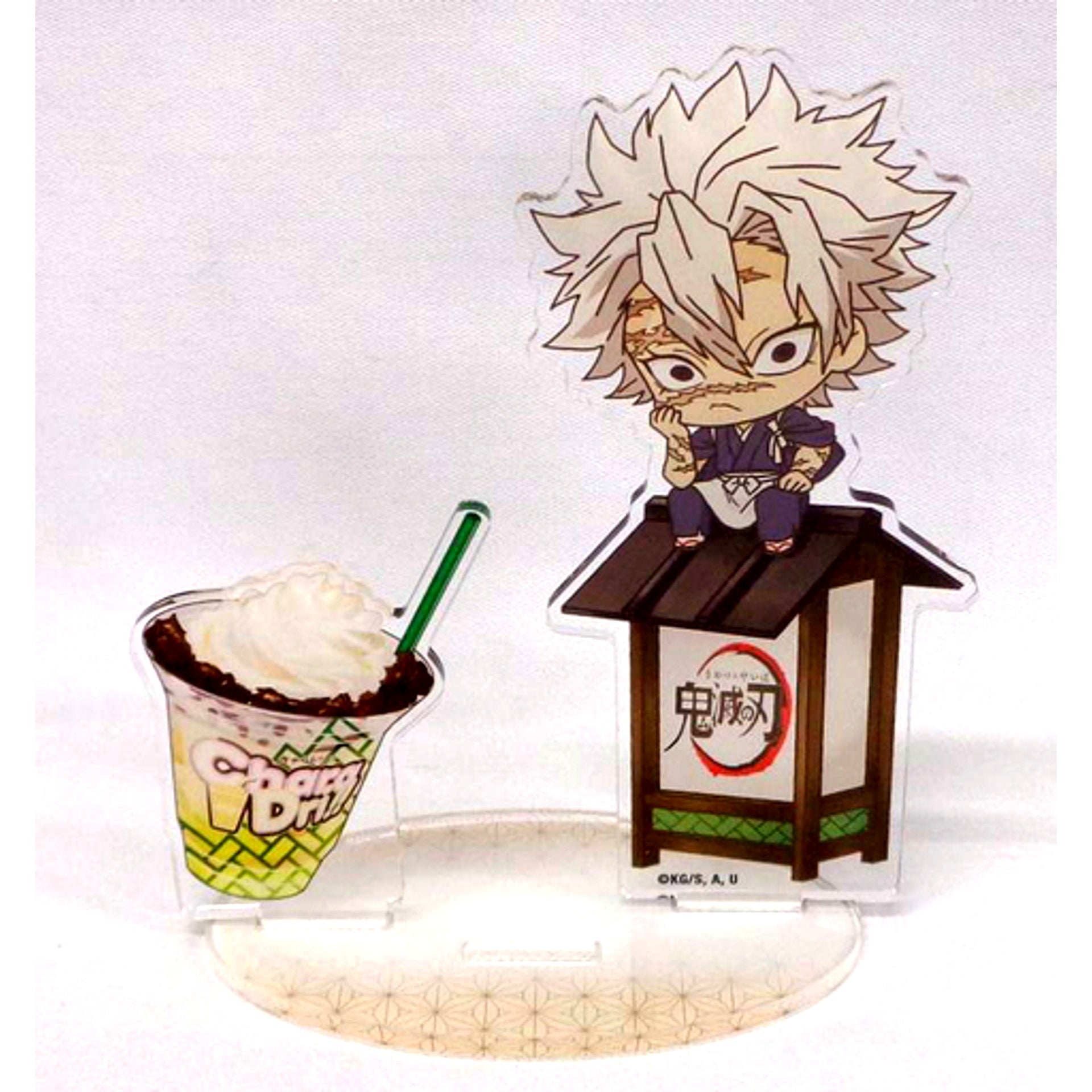 Sanemi Shinazugawa Demon Slayer: Kimetsu no Yaiba x CharaDri Mini Character Acrylic Stand [USED]