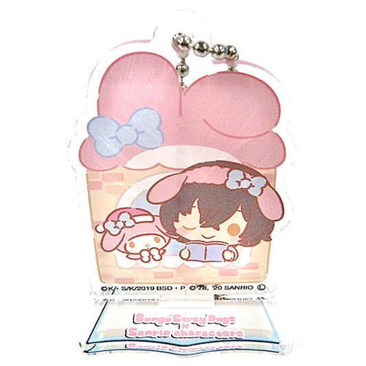 Osamu Dazai x My Melody Bungo Stray Dogs x Sanrio Characters Acrylic Stand Ouchi [USED]