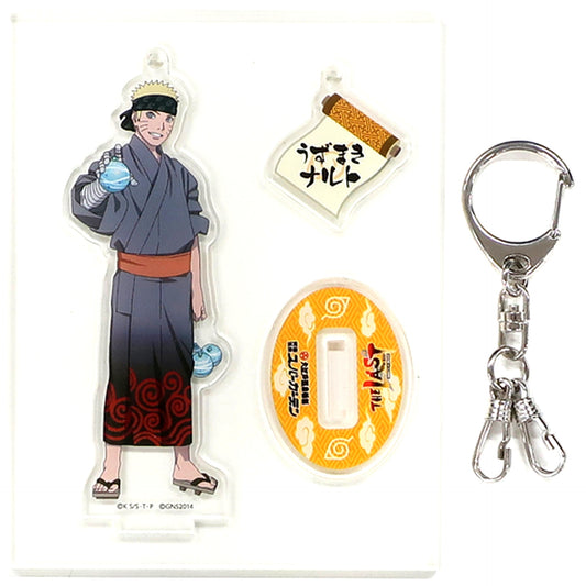 Naruto Uzumaki Acrylic Charm THE LAST Naruto THE MOVIE x Oedo Onsen Monogatari Minoh Onsen Spa Garden [USED]