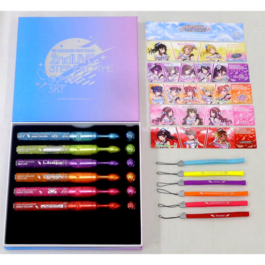 THE IDOLM@STER SHINY COLORS Official Concert Light Complete Set Set of 6 Types Included 2ndLIVE STEP INTO THE SUNSET SKY [USED]