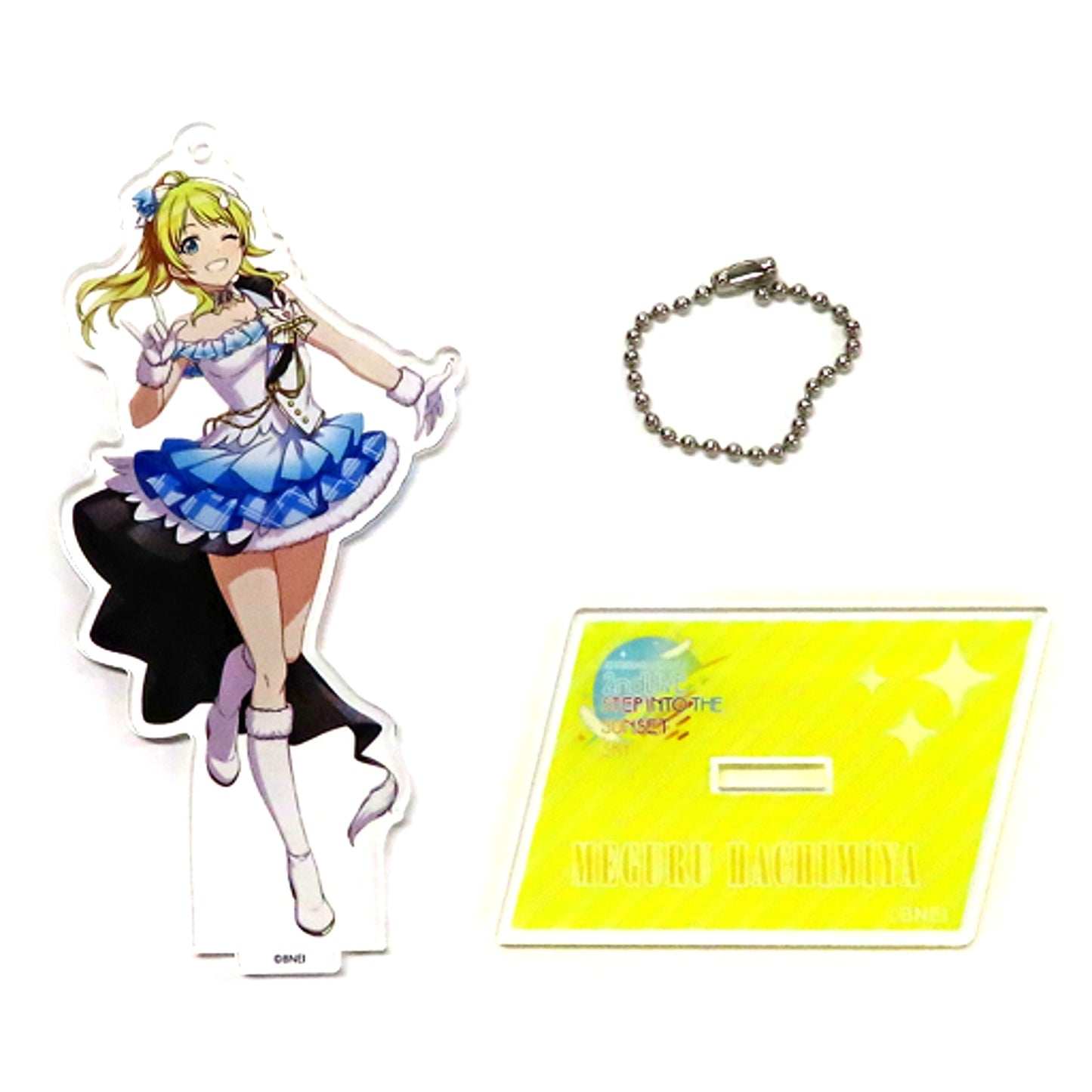Meguru Hachimiya THE IDOLM@STER SHINY COLORS Official Acrylic Stand Keychain 2ndLIVE STEP INTO THE SUNSET SKY 2ndLIVE ver. [USED]