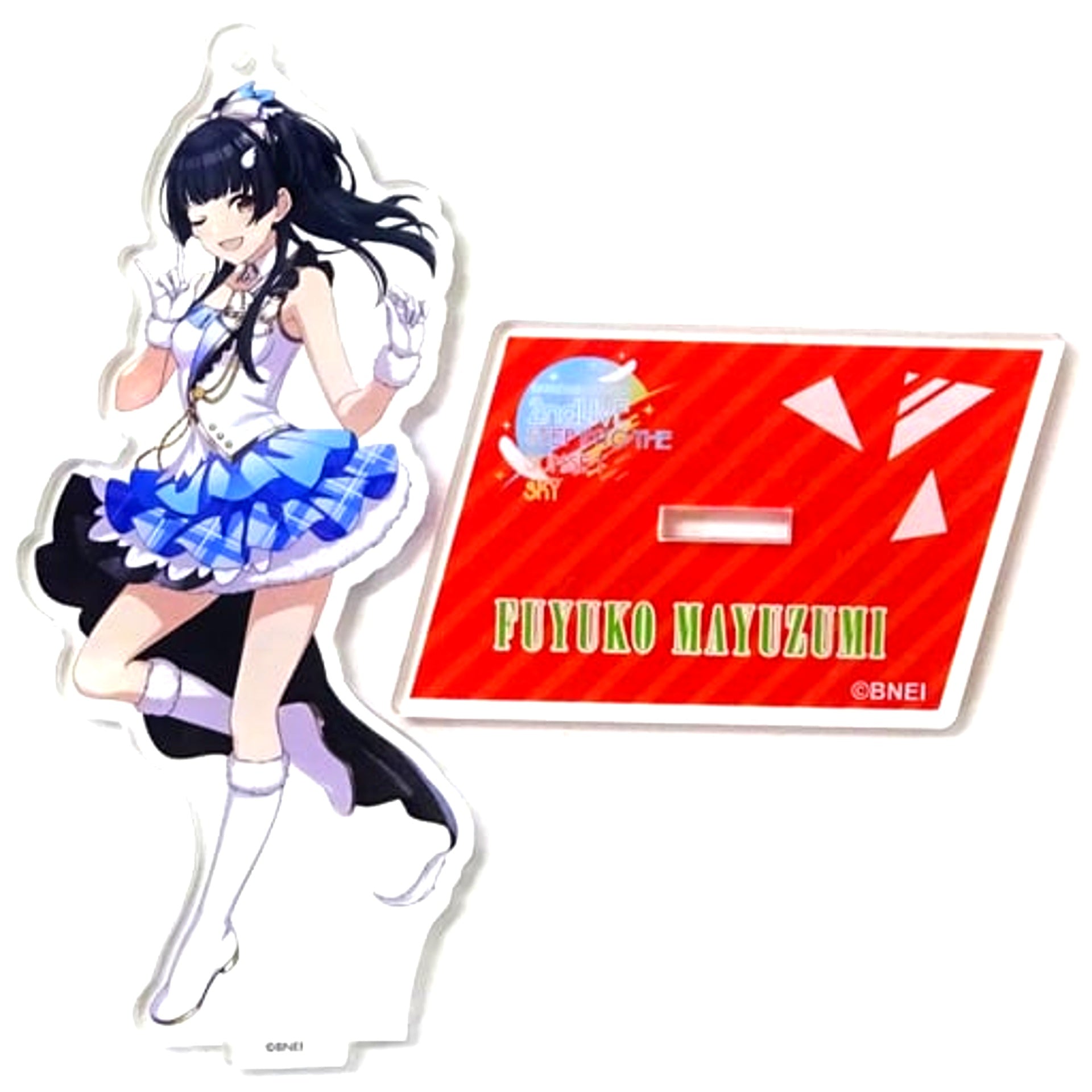 Fuyuko Mayuzumi THE IDOLM@STER SHINY COLORS Official Acrylic Stand Keychain 2ndLIVE STEP INTO THE SUNSET SKY 2ndLIVE ver. [USED]