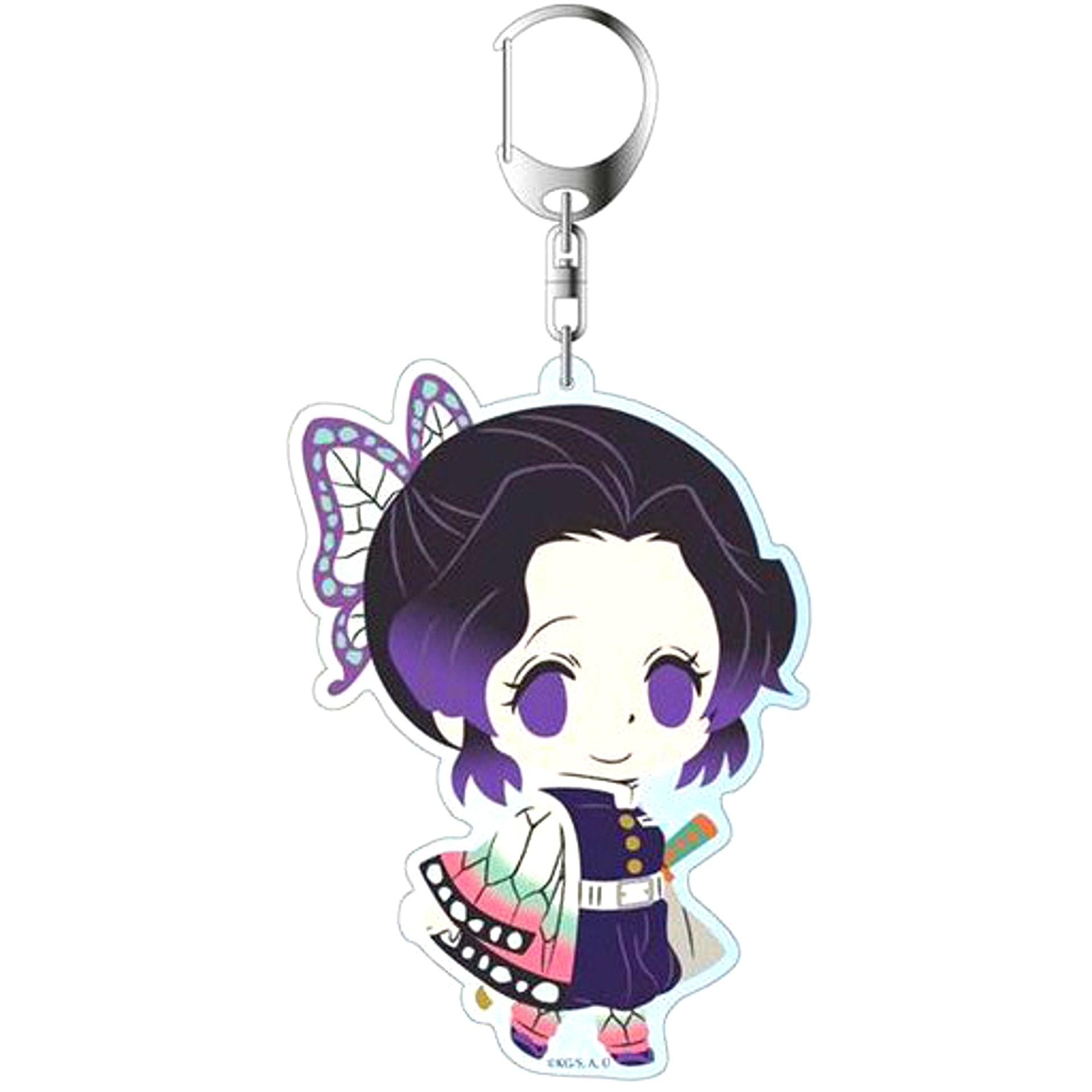 Shinobu Kocho Demon Slayer Deformed Ver. Deka Keychain [USED]