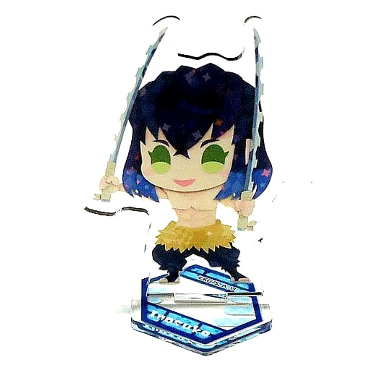 Demon Slayer: Kimetsu no Yaiba Inosuke Hashibira Unmasked Acrylic Stand Don Quijote Collaboration Acrylic Stands [USED]
