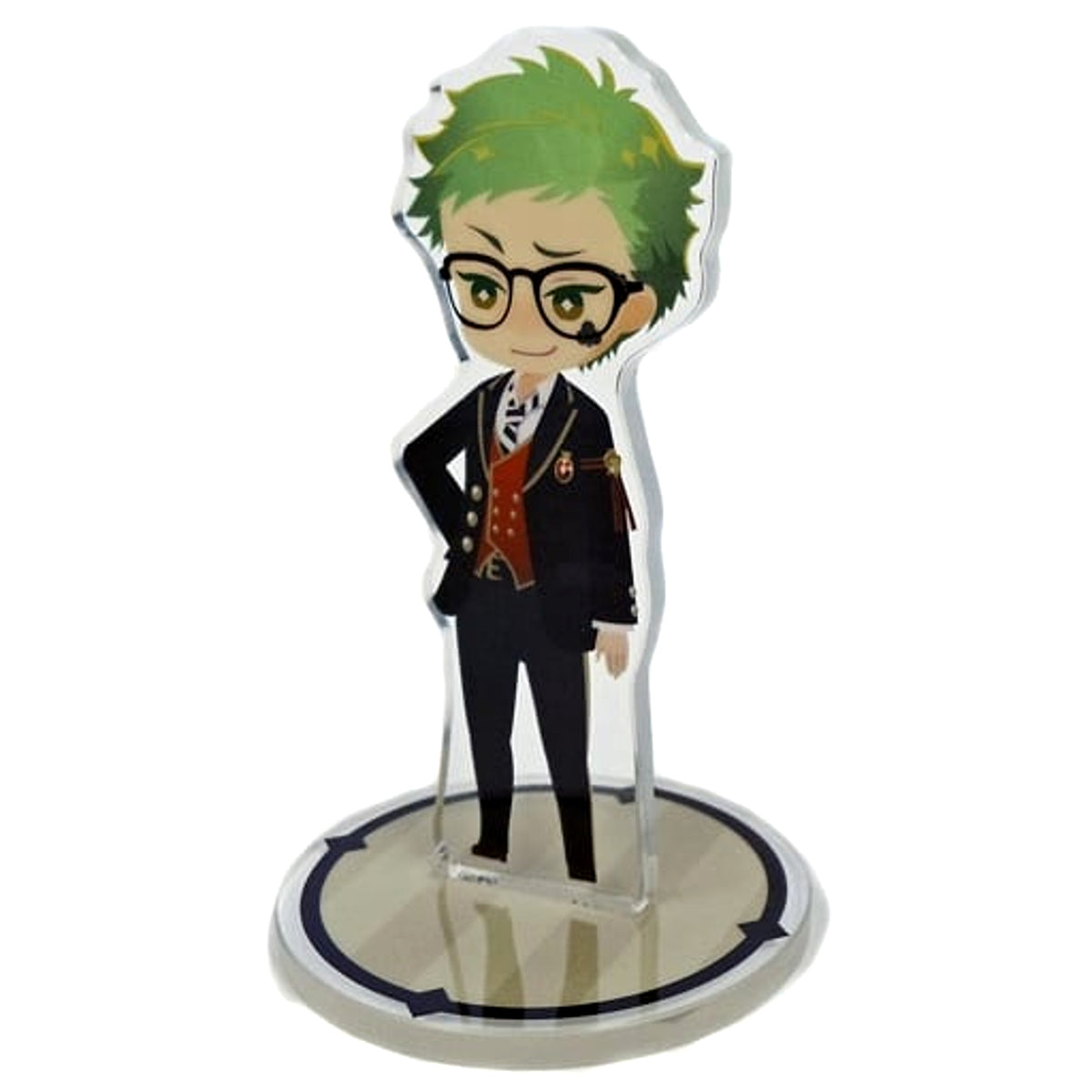 Disney Twisted Wonderland Trey Clover Mini Acrylic Stand Collection Vol.1 Uniform Ver Acrylic Stands [USED]