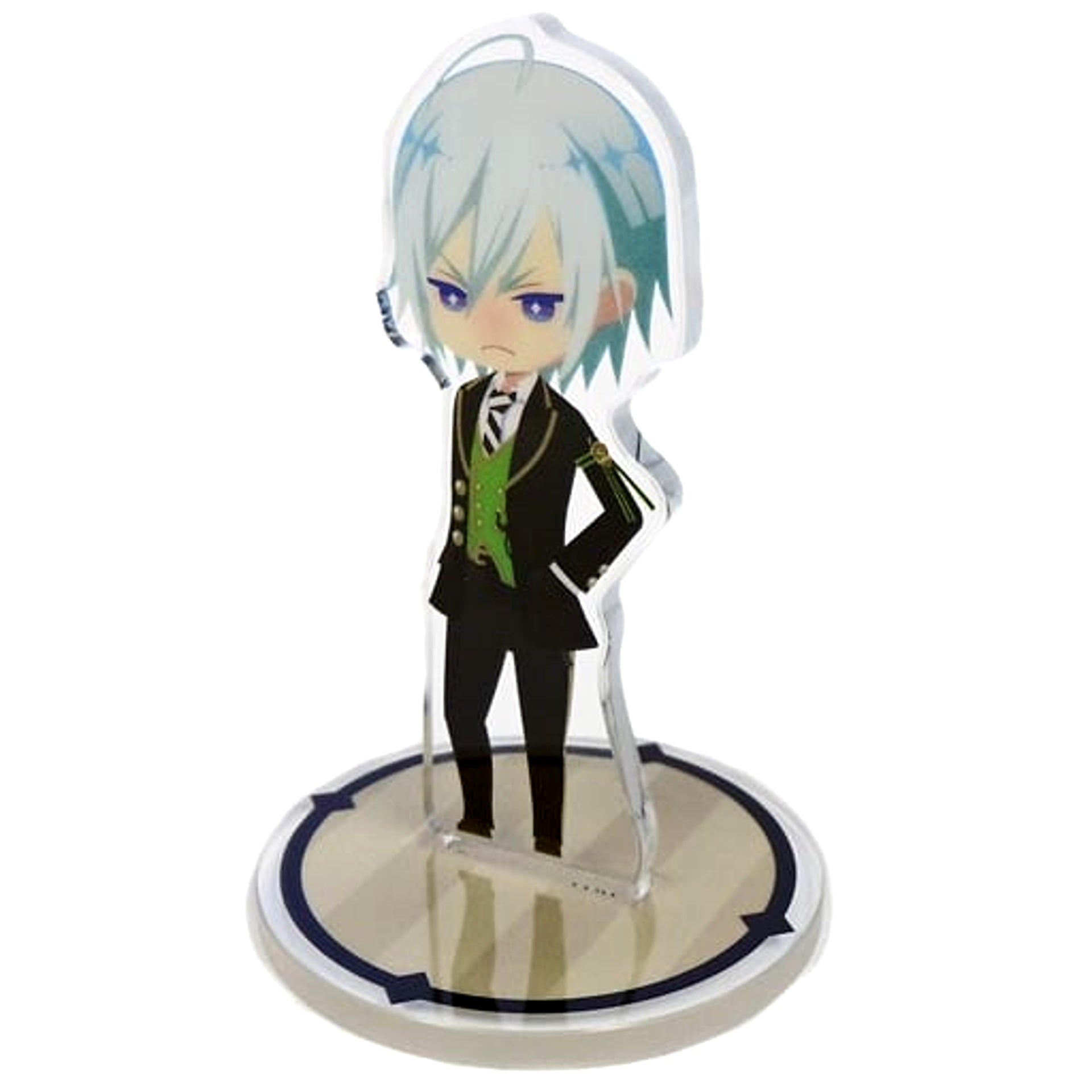 Disney Twisted-Wonderland Silver Mini Acrylic Stand Collection Vol. 1 Uniform ver. Acrylic Stands [USED]