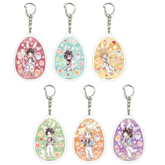 Attack on Titan Ellen Yeager & Others Graph Art Design Easter Ver. Acrylic Keychain 04 All 6 Types Set Keychains [USED][Pre-Order]