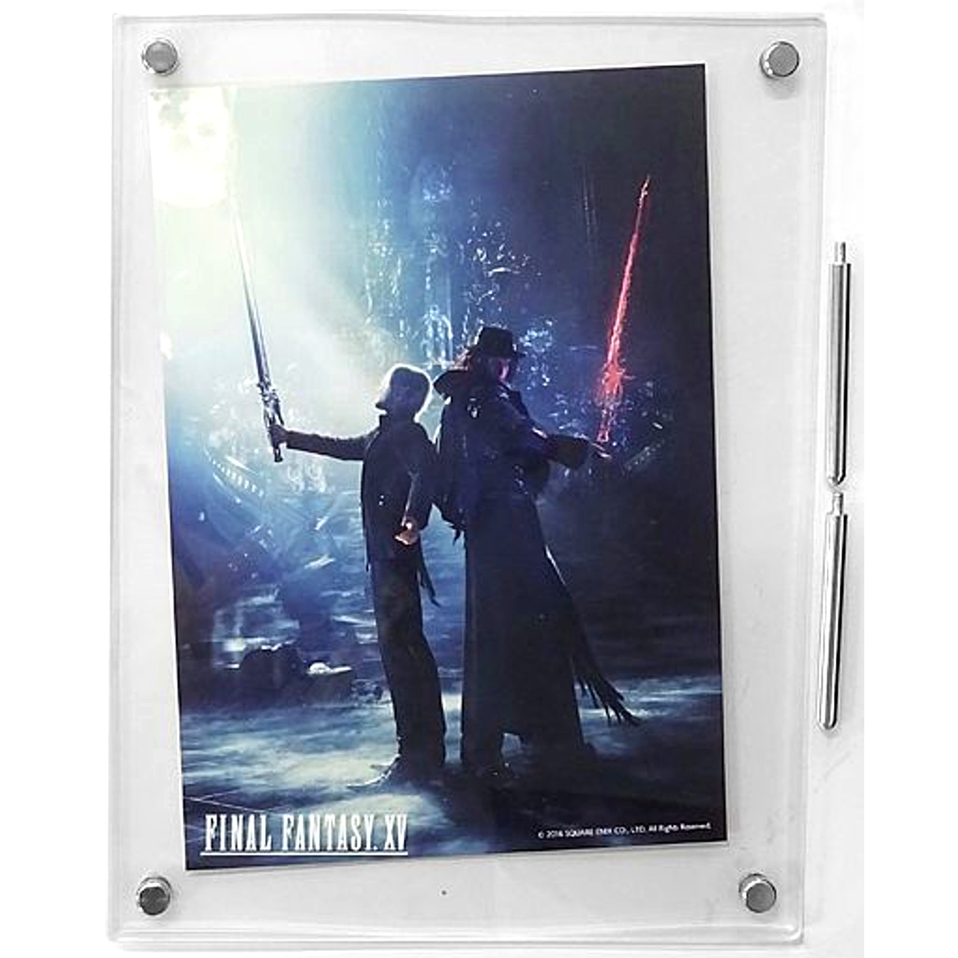 Pattern C Final Fantasy XV Acrylic Board with Illustration Crossing the Archipelago 2nd Anniversary Tour in Animate [USED]