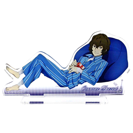 Osamu Dazai C-2 Prize Bungo Stray Dogs Rakuten Collection Good Night Collection Acrylic Stand Figure [USED]