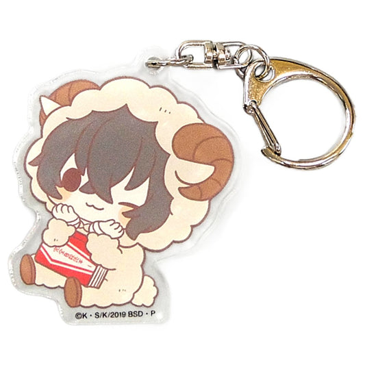 Osamu Dazai Bungo Stray Dogs Rakuten Collection Acrylic Keychain Oyasumi Collection Prize D-2 [USED]