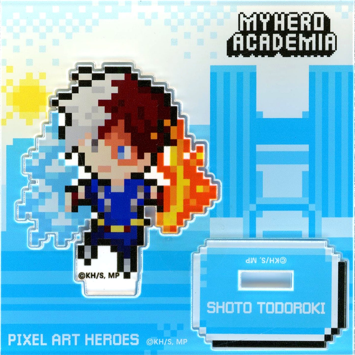 Shoto Todoroki My Hero Academia PIXEL ART HEROES Trading Acrylic Stand [USED]