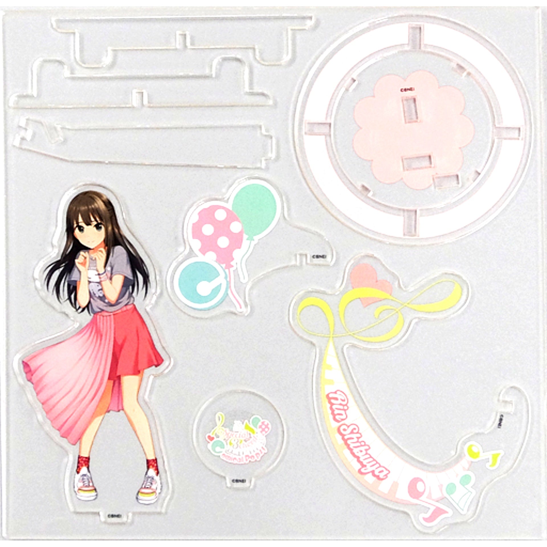 Rin Shibuya The Idolmaster Cinderella Girls 7th Live Tour Special 3chord Commemorative Official Acrylic Diorama Stand [USED]