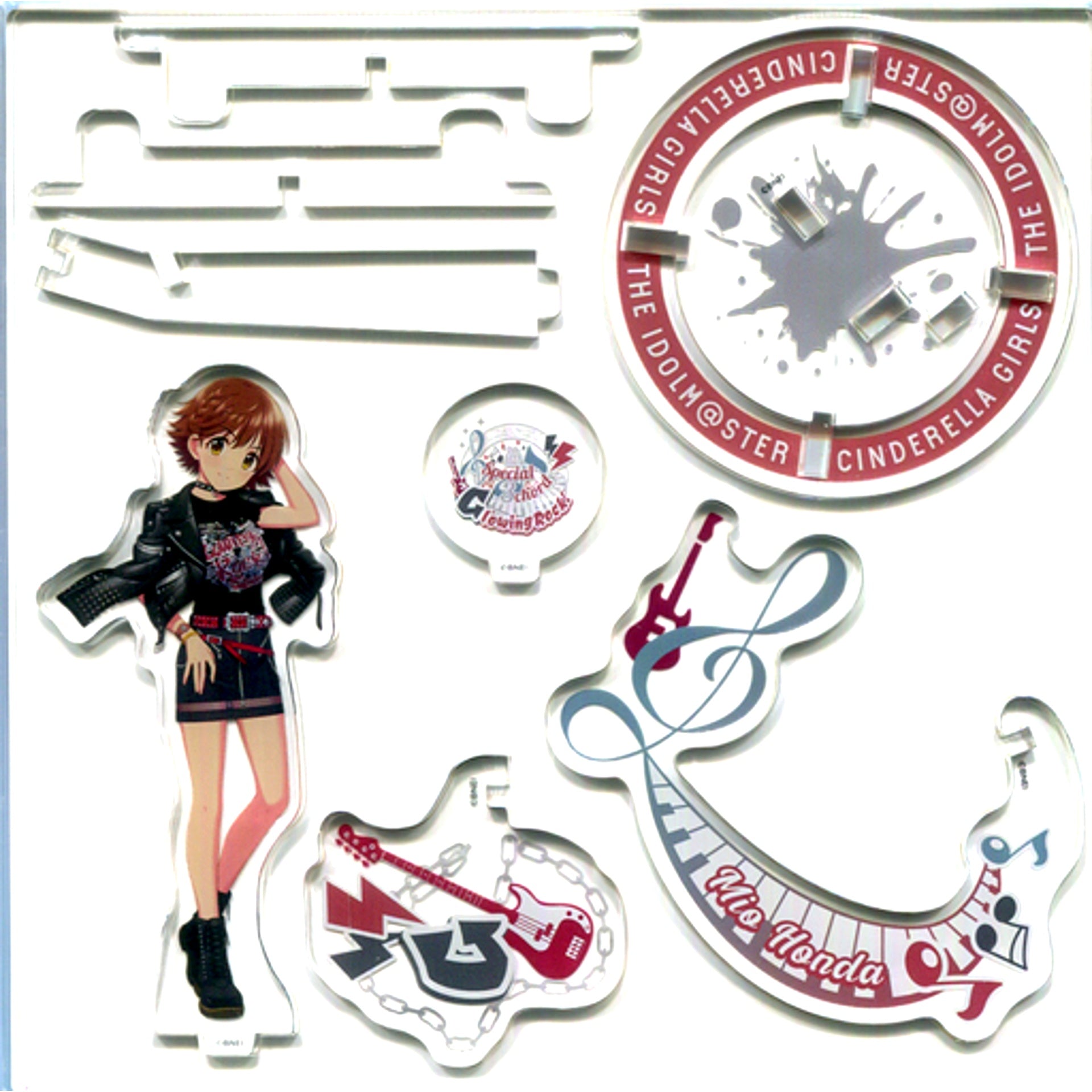 Mio Honda The Idolmaster Cinderella Girls 7th Live Tour Special 3chord Commemorative Official Acrylic Diorama Stand [USED]