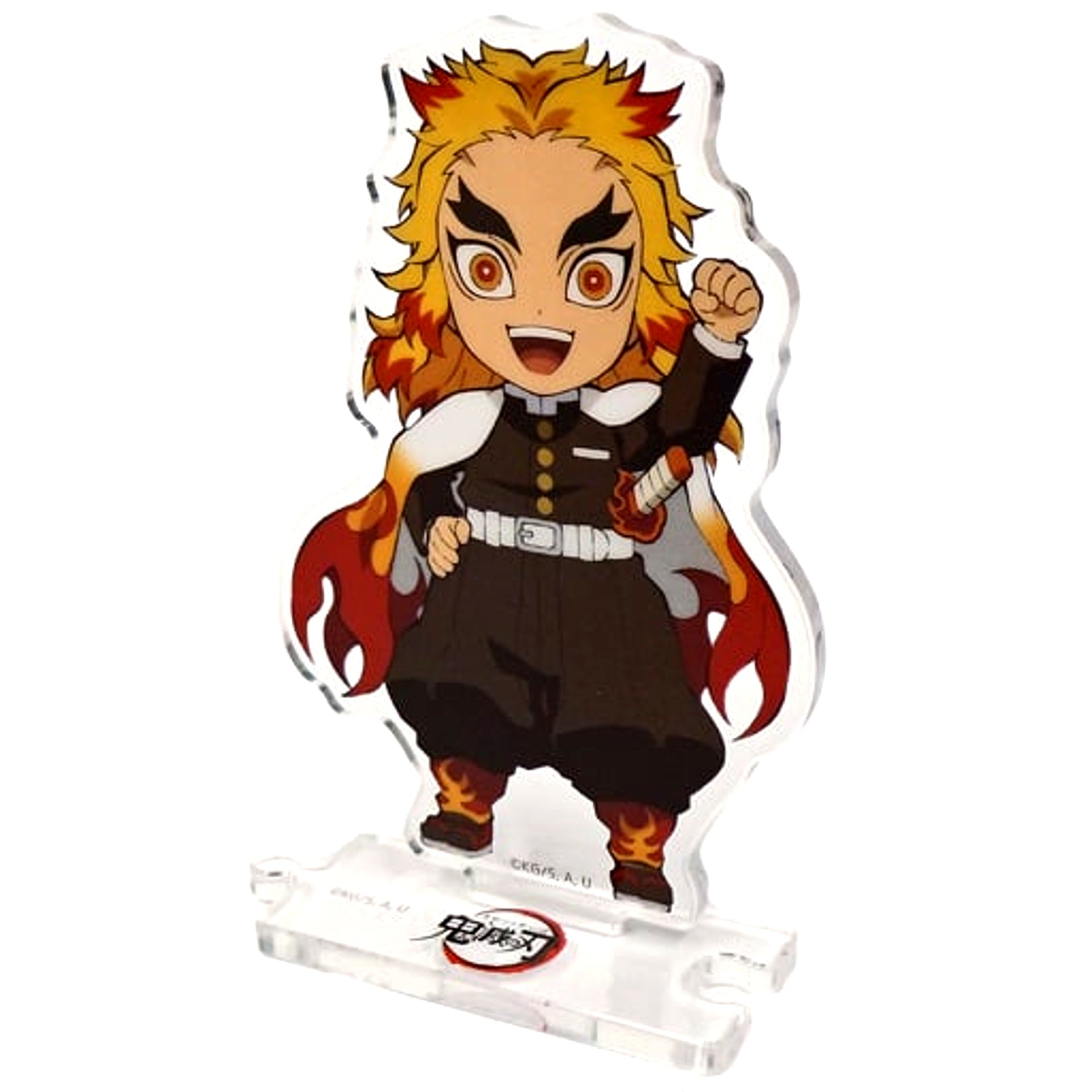 Kyojuro Rengoku - Left Hand Raised Demon Slayer: Kimetsu no Yaiba Character Emaki Cafe in ufotable Cafe Connecting Random Acrylic Stand Phase 5 [USED]