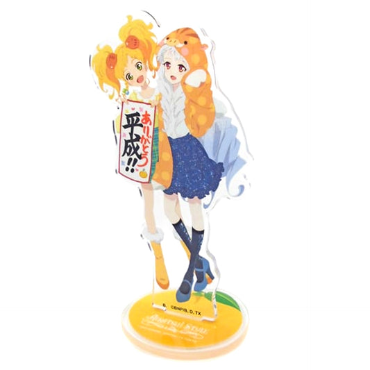 Yuzu Nikaido & Lily Shirogane Acrylic Stand Aikatsu Stars! AIKATSU!STYLE for Lady [USED]