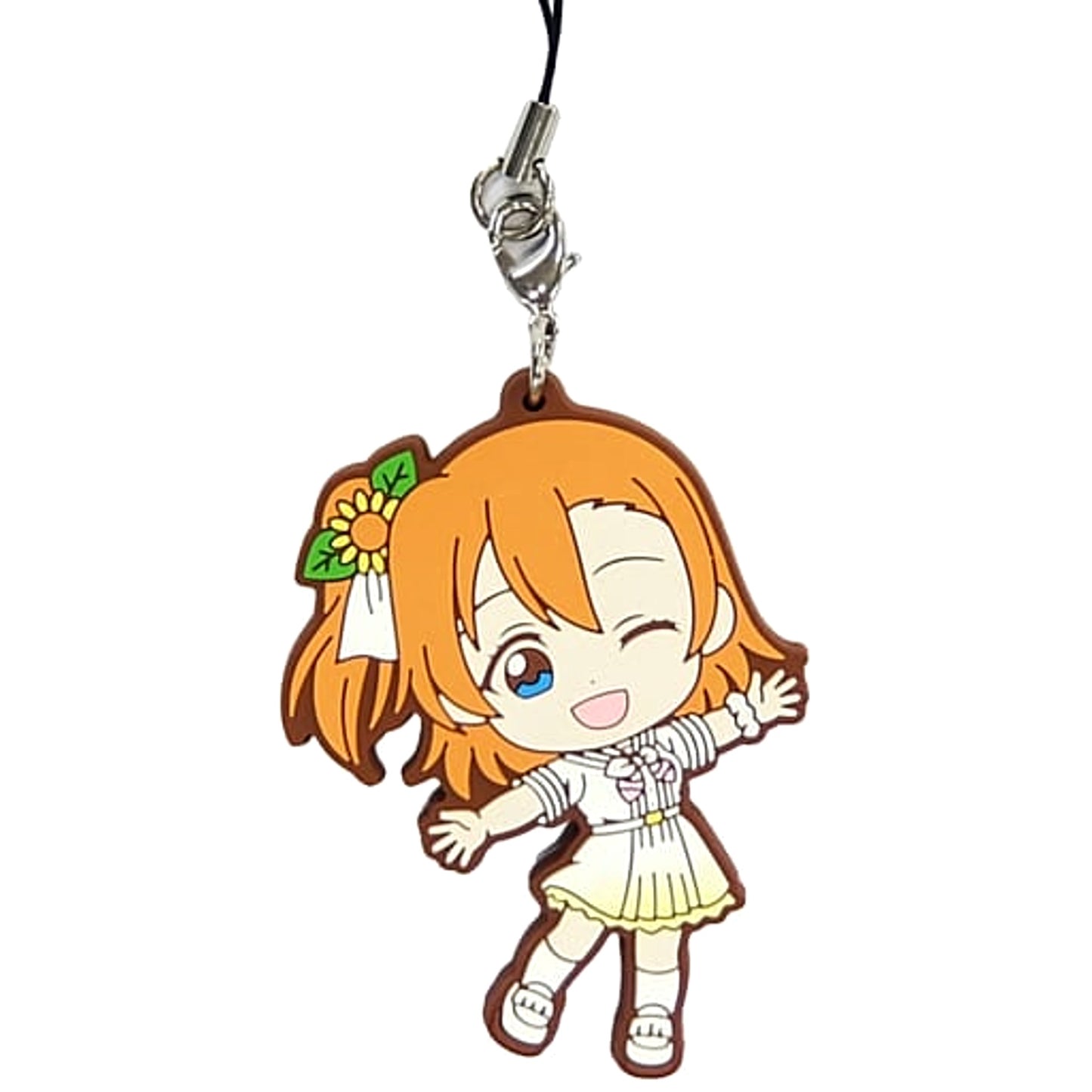 Love Live! Series Honoka Kosaka Ichiban Kuji 9th Anniversary M's Rubber Charm Kyunchara Illustrations M's Rubber Strap Prize [USED]