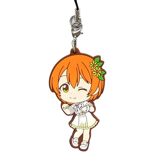 Love Live! Series Rin Hoshizora Ichiban Kuji 9th Anniversary M's Rubber Charm Kyunchara Illustrations M's Rubber Strap Prize [USED]