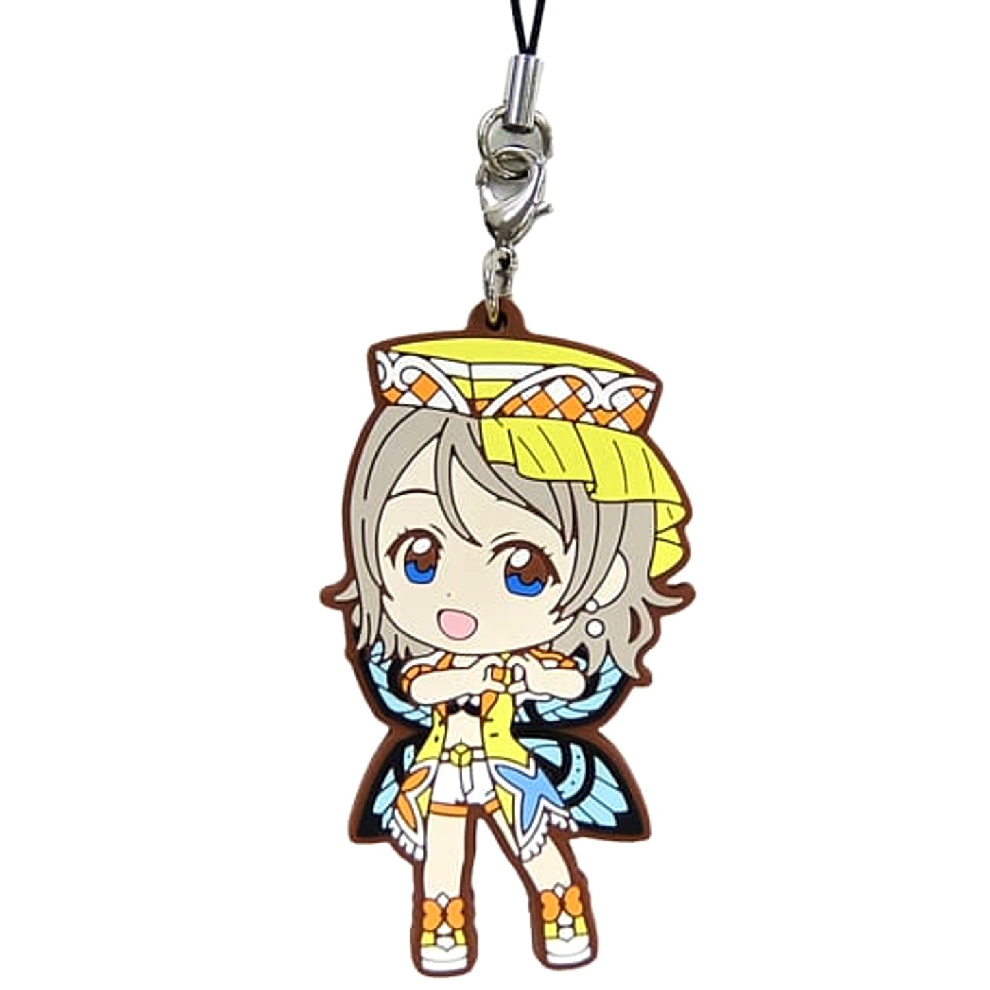 Love Live! Series You Watanabe Ichiban Kuji 9th Anniversary Aqours Rubber Charm Kyunchara Illustrations Aqours Rubber Strap Prize [USED]