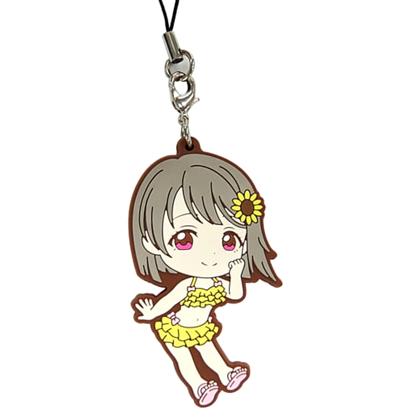 Love Live! Series Kasumi Nakasu Ichiban Kuji 9th Anniversary Nijigasaki High School Rubber Charm Kyunchara Illustrations Nijigasaki Rubber Strap Prize [USED]