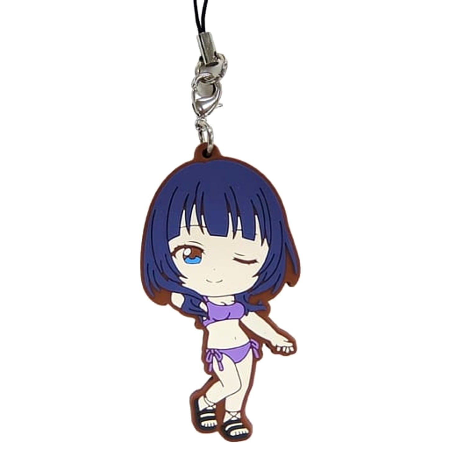 Love Live! Series Karin Asaka Ichiban Kuji 9th Anniversary Nijigasaki High School Rubber Charm Kyunchara Illustrations Nijigasaki Rubber Strap Prize [USED]