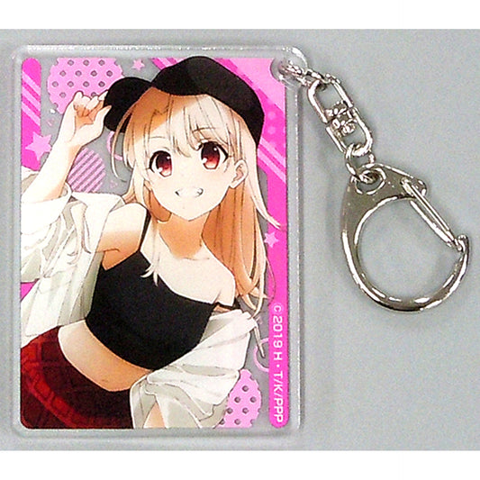 Illyasviel von Einzbern Acrylic Keychain Fate/kaleid liner Prisma Illya Prisma Phantasm New Movie Production Commemorative Pop-up Shop in Shibuya Marui Goods [USED]