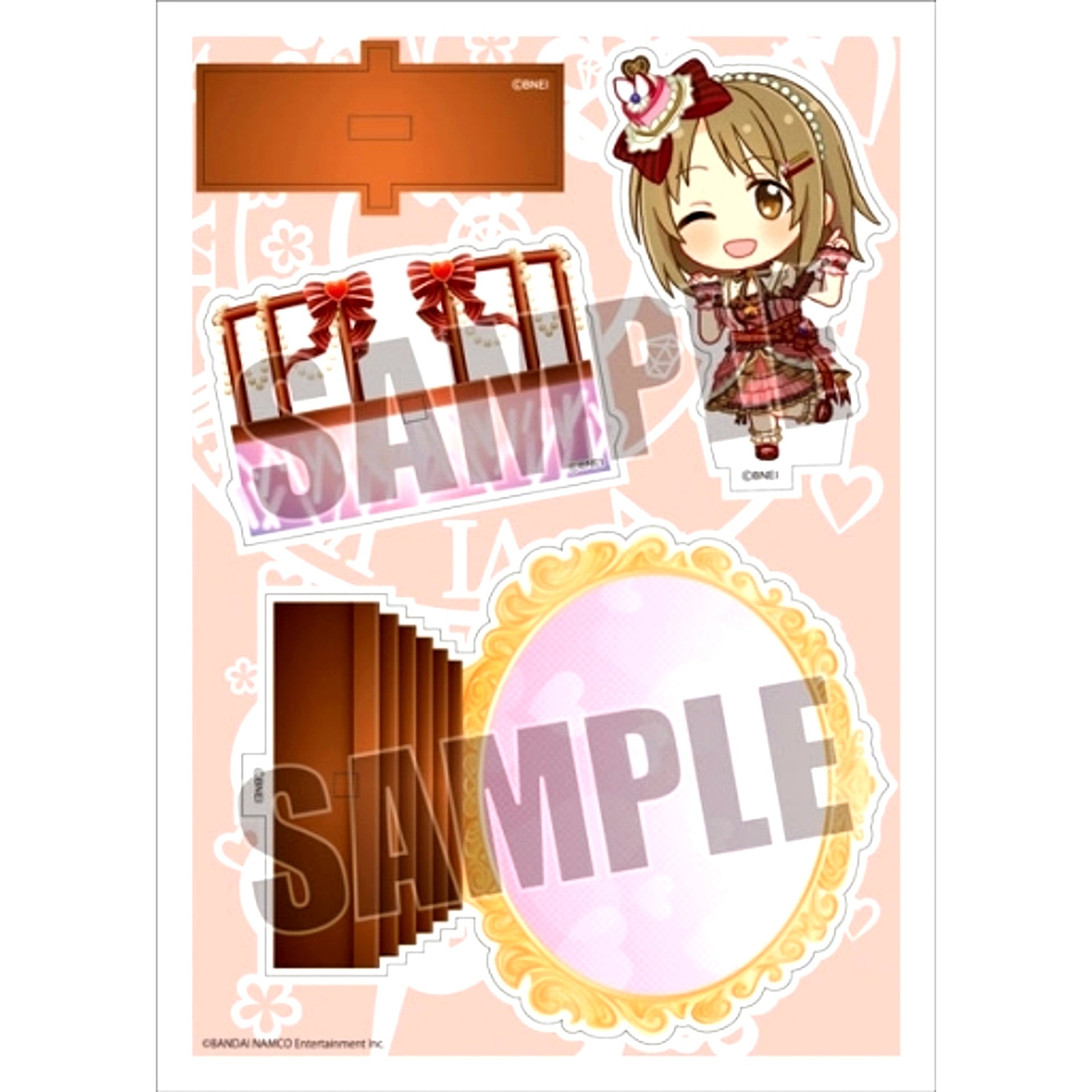 Kanako Mimura Acrylic Character Plate Petit 18 Idolmaster Cinderella Girls [USED]