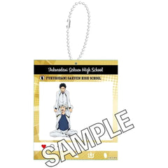 Haikyu!! Kotaro Bokuto Keiji Akaashi Warming Up!! SNS Style Acrylic Keychain Keychains [USED]