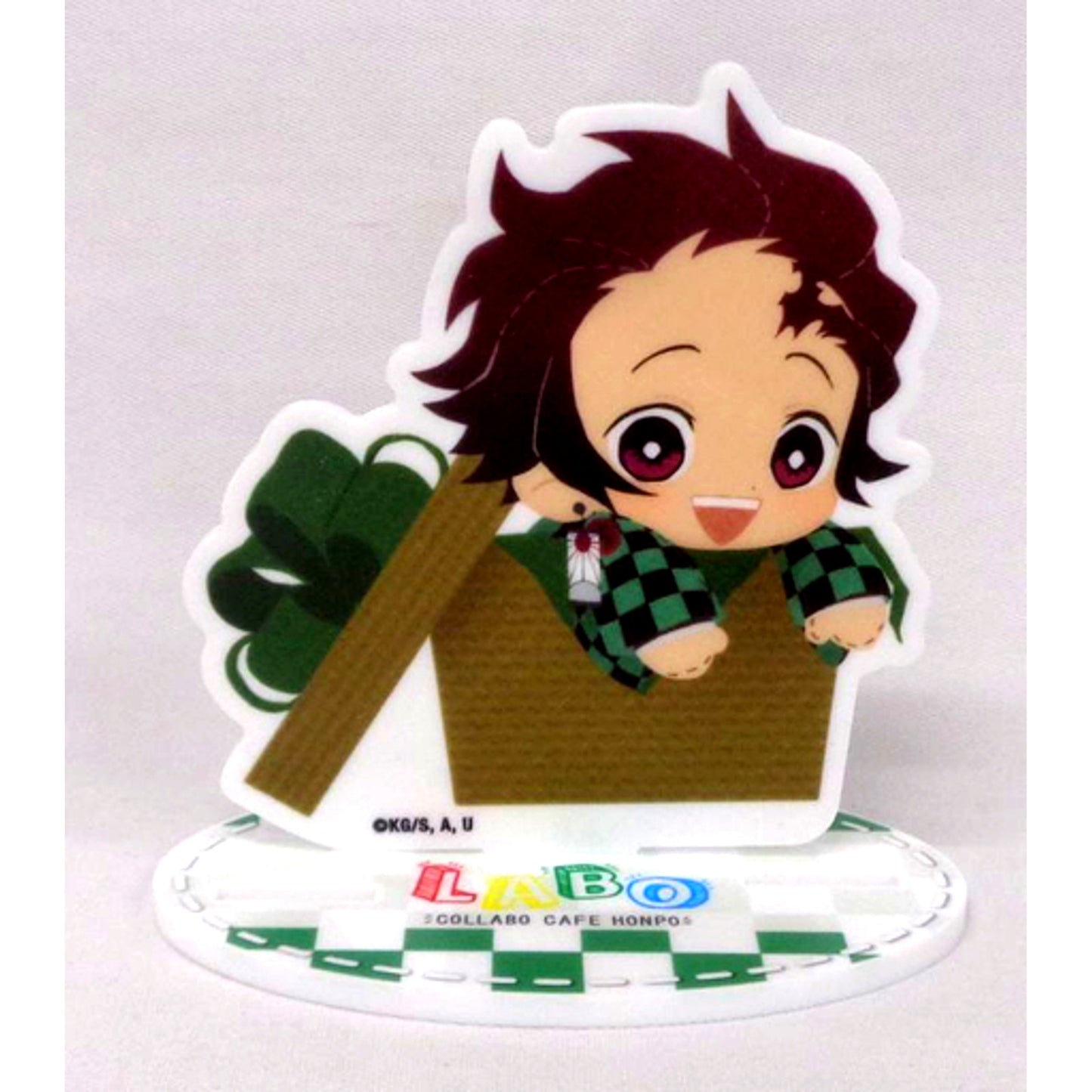 Tanjiro Kamado Demon Slayer x COLLABO CAFE HONPO LABO Mini Character Acrylic Stand [USED]