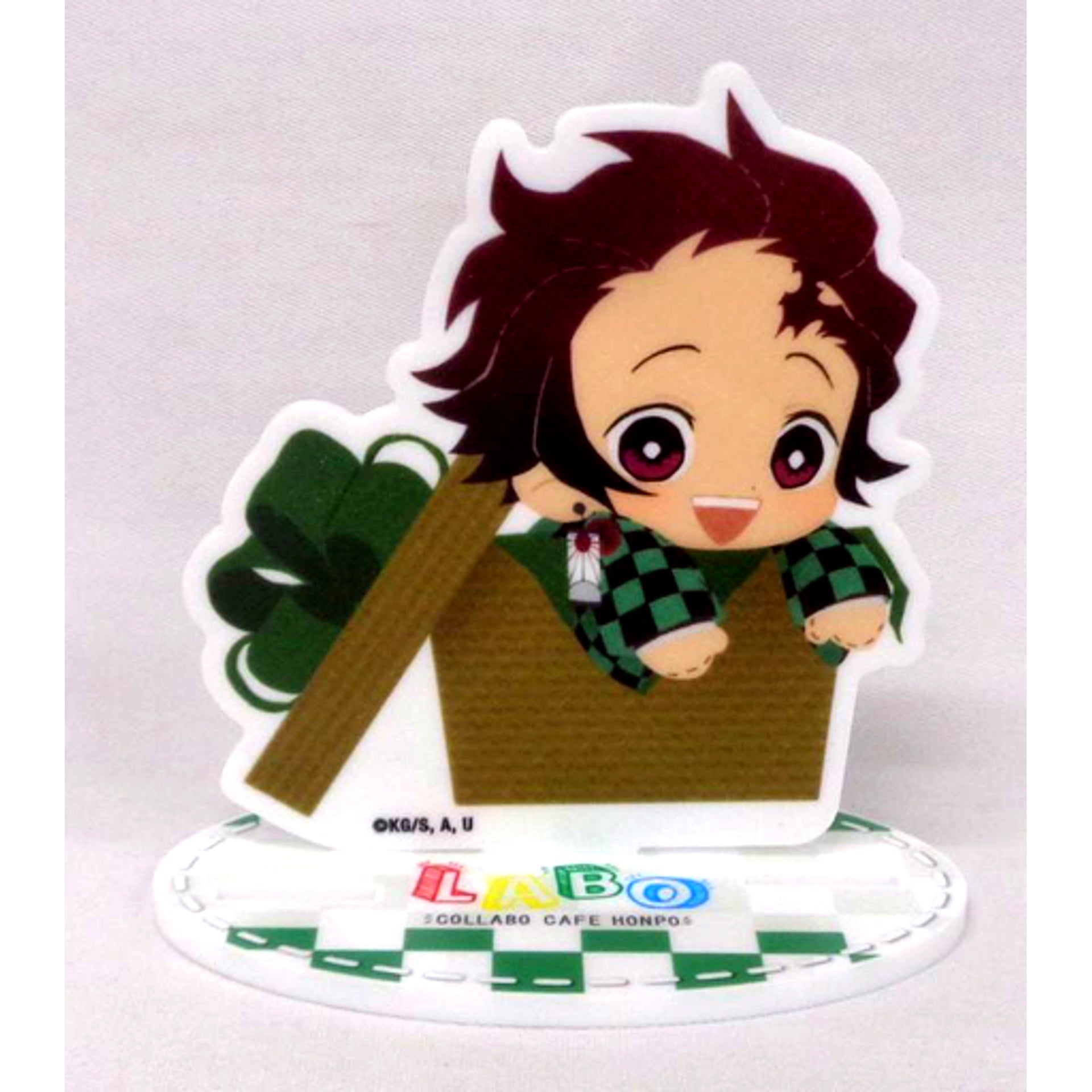 Tanjiro Kamado Demon Slayer x COLLABO CAFE HONPO LABO Mini Character Acrylic Stand [USED]