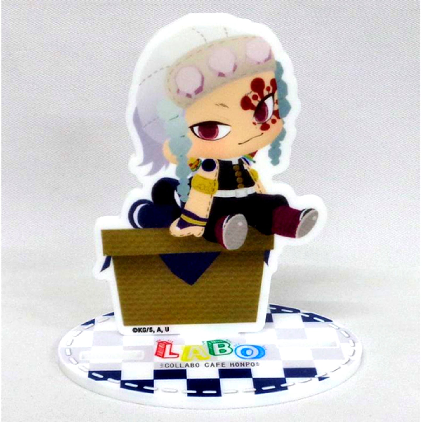 Tengen Uzui Demon Slayer: Kimetsu no Yaiba x Collabo Cafe Honpo Labo Mini Character Acrylic Stand [USED]