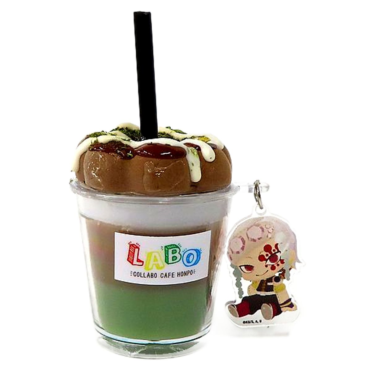 Tengen Uzui Demon Slayer: Kimetsu no Yaiba Mokkyun Up with Mini Character Charm Collabo Cafe Honpo Labo Limited Charm [USED]