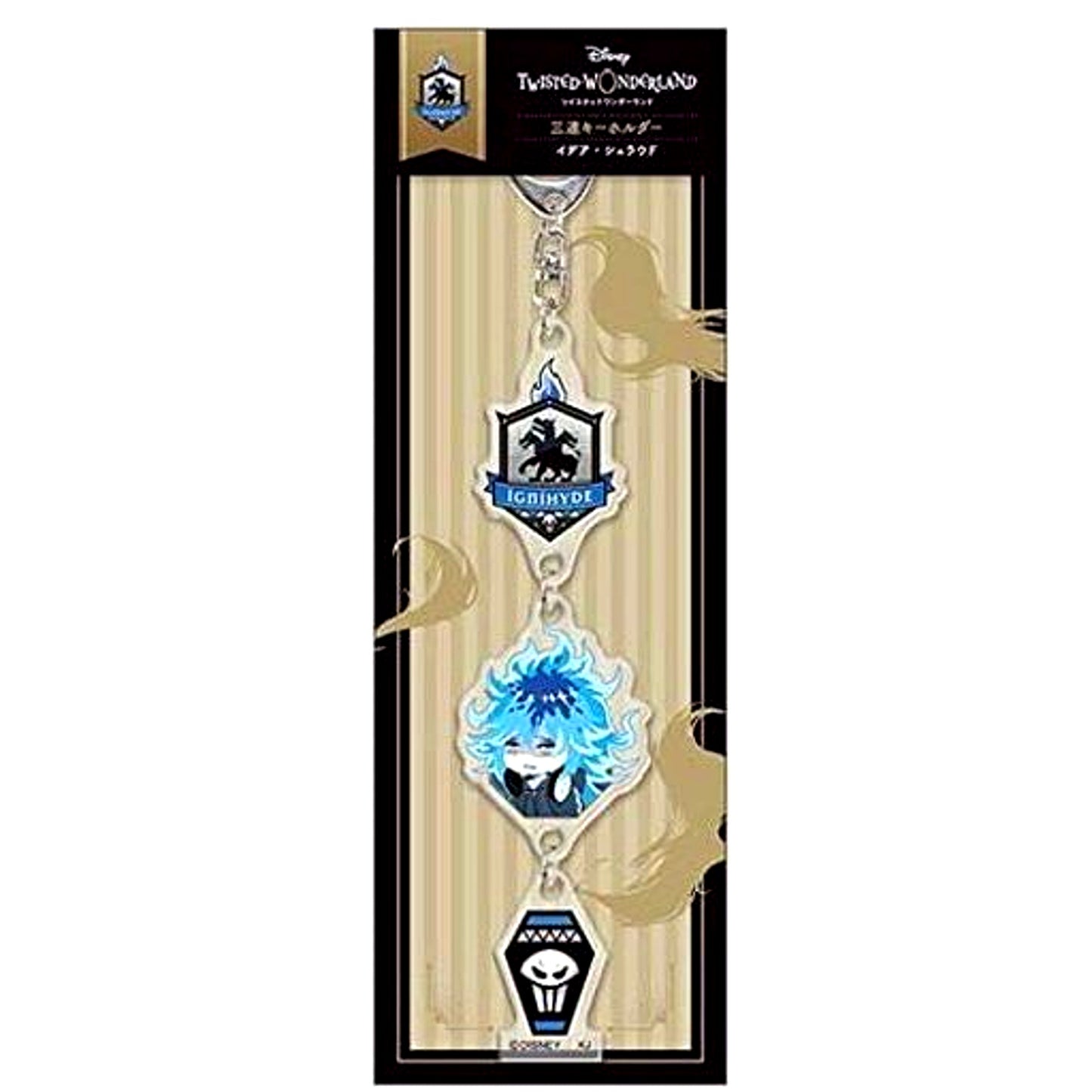 Idia Shroud Disney Twisted Wonderland Triple Keychain [USED]