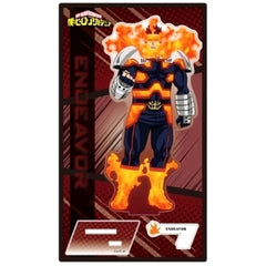 My Hero Academia Endeavor Standing Illustration with Clenched Fist Acrylic Stand Acrylic Stands [USED]