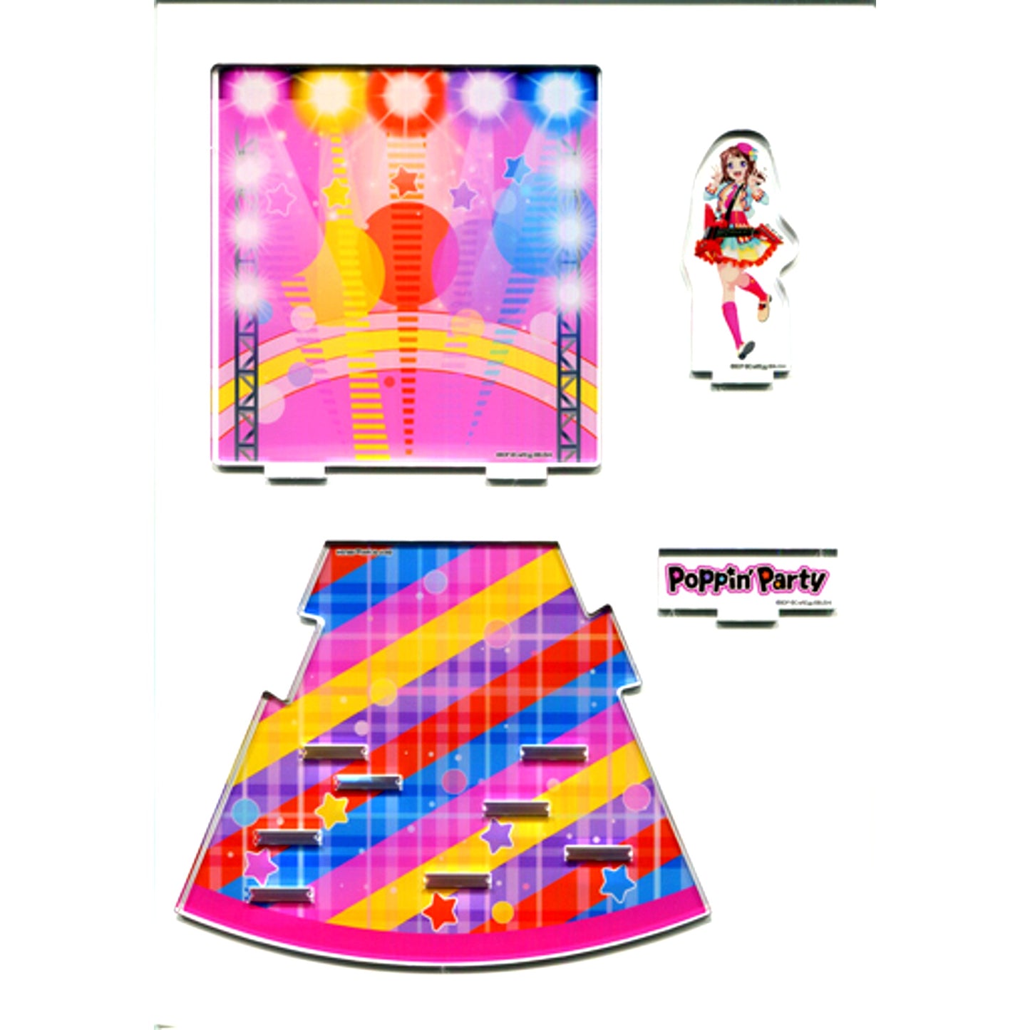 Poppin'Party BanG Dream! National POP UP STORE TOUR 2020 in LOFT Acrylic Diorama Starter Kit [USED]